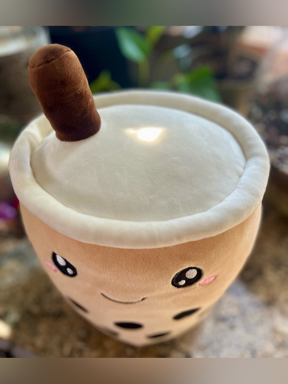 Squishmallows Yellow Bubble Tea & Peach Plush Duo with Aqua Top - Picture 4 of 12